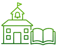Ícone de escolas e creches