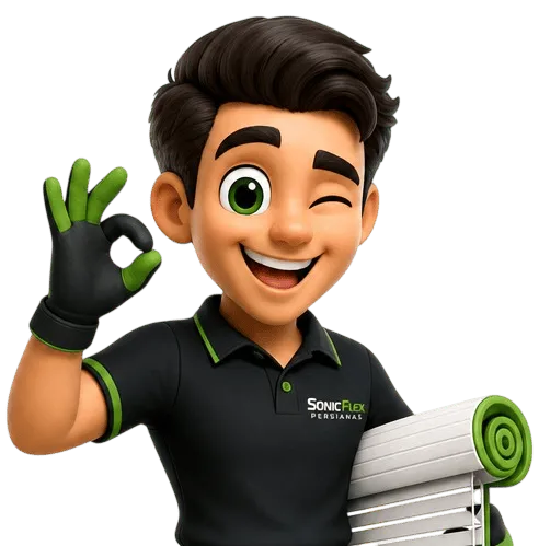 Mascote da SonicFlex Persianas